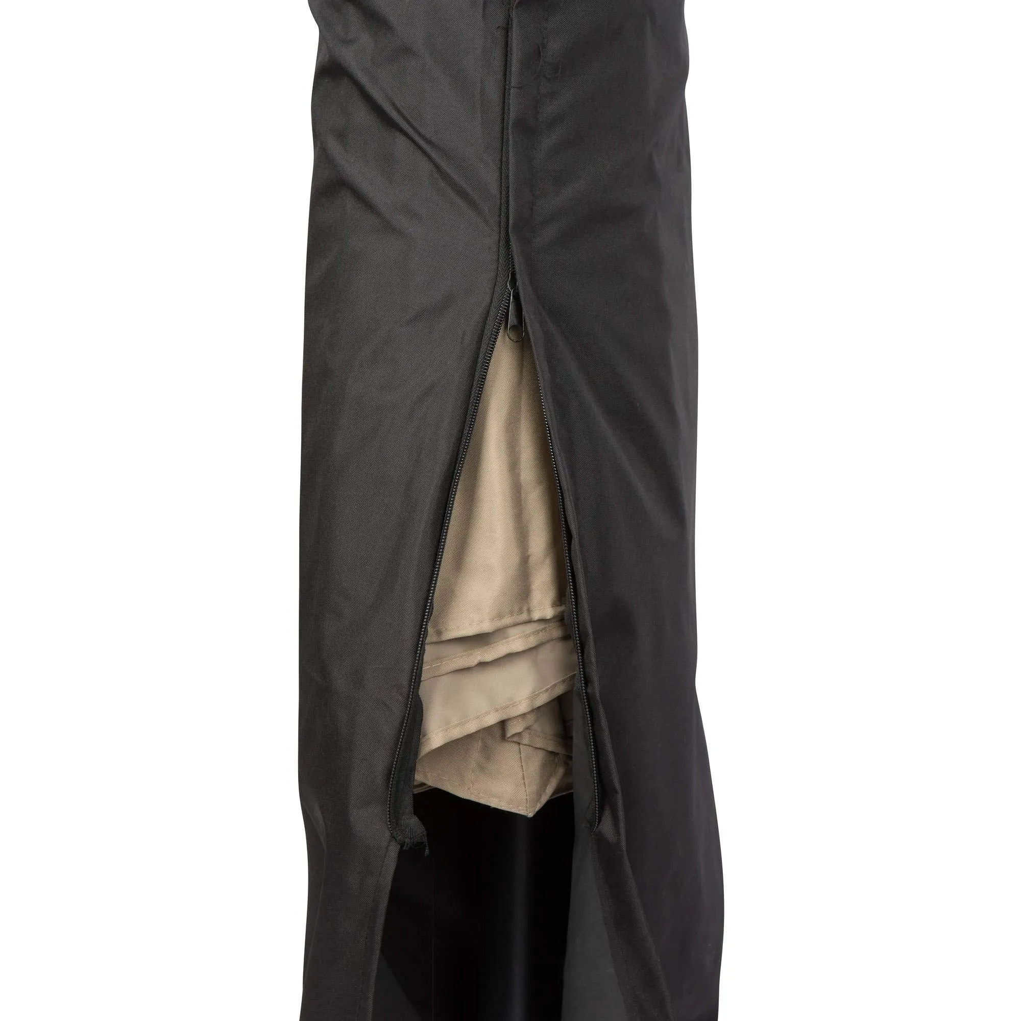 Patio Waterproof Cantilever Umbrella Cover for 9ft-13ft Mayhour Black, UV Resistant with Zipper - Image 2