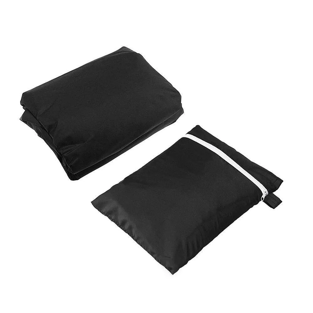 Patio Waterproof Cantilever Umbrella Cover for 9ft-13ft Mayhour Black, UV Resistant with Zipper - Image 7